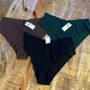 3pairs American Eagle Aerie SMOOTHEZ Underwear Sz S Small Cheeky Seamless
